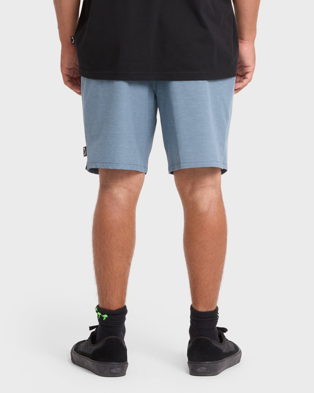 Crossfire Elastic Wave Washed 18 Amphibian Hybrid Shorts - China Blue