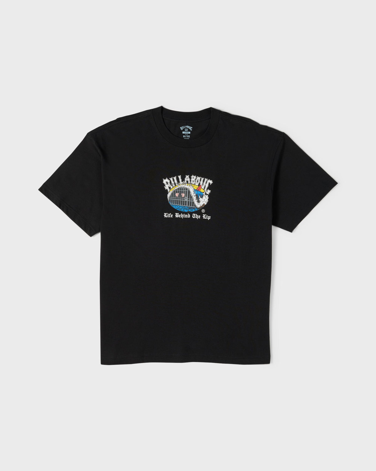 Behind The Lip OG Short Sleeve Cotton T-Shirt - Black